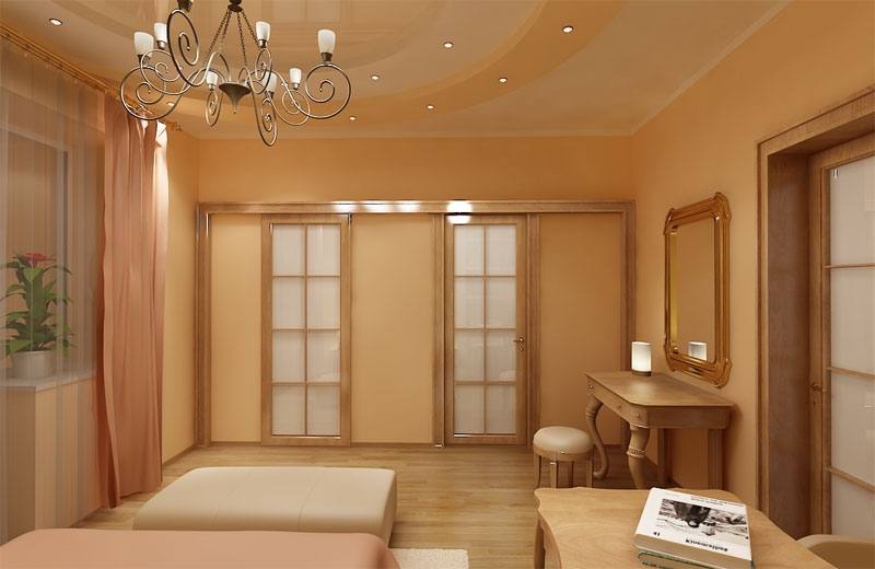 Na foto, o laminado de luz no interior do apartamento é organicamente combinado com o design da sala de estar, quarto e berçário