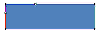 При цьому відобразяться маркери (білі квадрати) допоміжних ліній, за допомогою яких можна виконати викривлення сторін