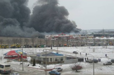 26 лютого 2011, 18:42 Переглядів:   Масштабна пожежа сталася в гіпермаркеті Нова лінія