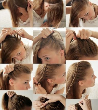 Як зробити вечірню зачіску своїми руками крок за кроком на середні волосся - дивіться нижче: