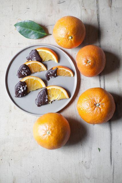 Карамелізований апельсин в шоколаді
