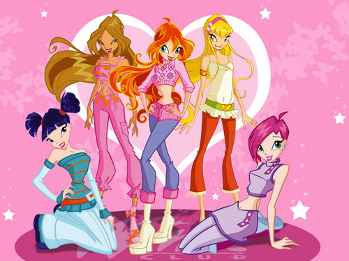 В даний час, серед дівчаток від 4 до 10 років, дуже популярний мультсеріал Клуб Winx